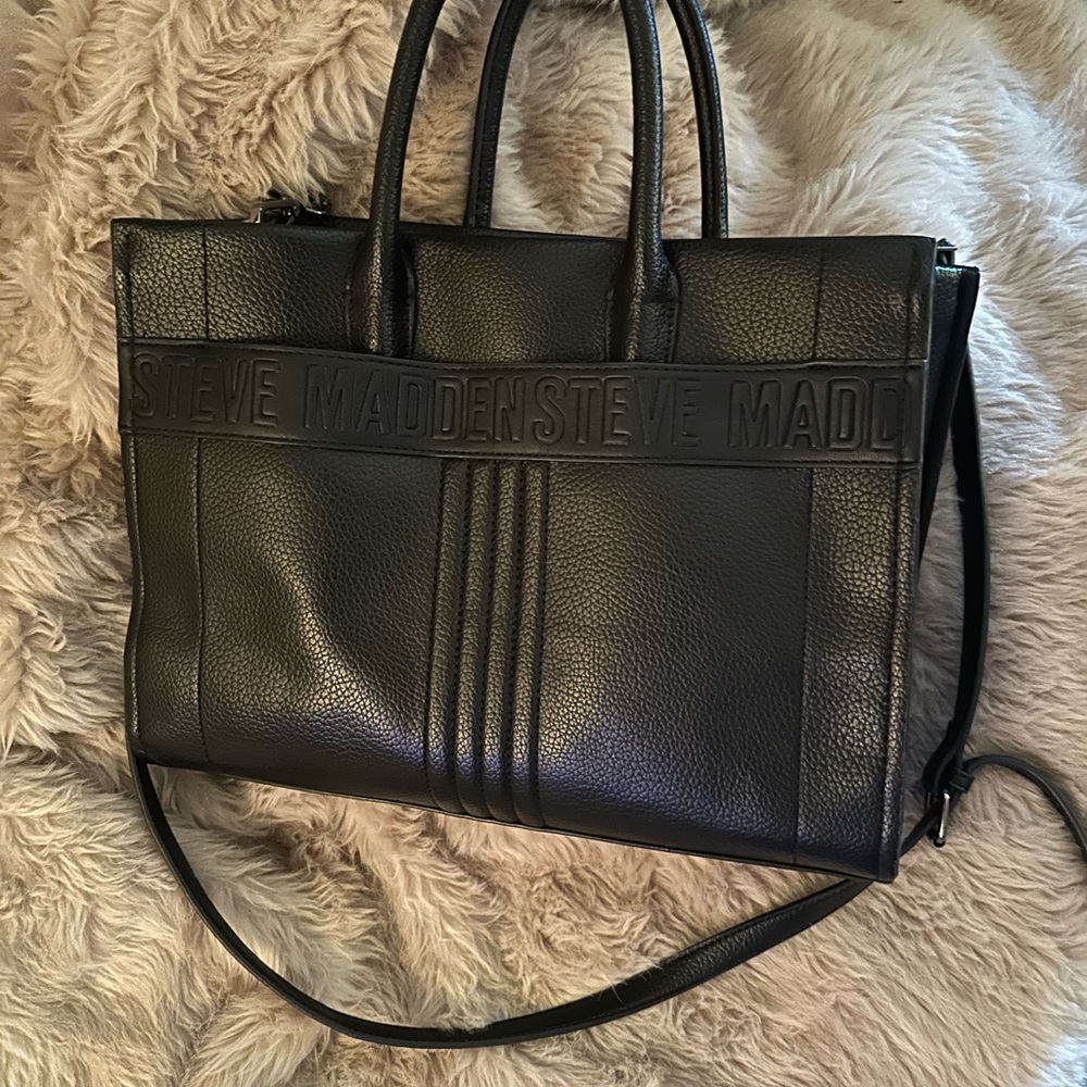 Steve Madden black satchel